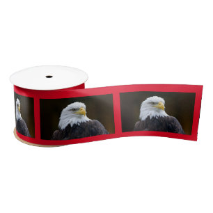 American Bald Eagle Satin Ribbon