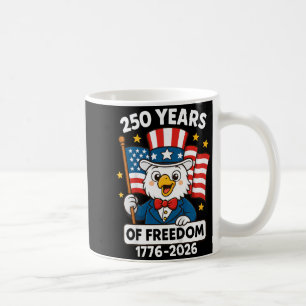 American Bald Eagle Spirit 250 Year Milestone Coffee Mug