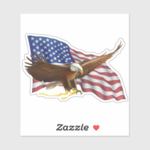 American Bald Eagle Sticker