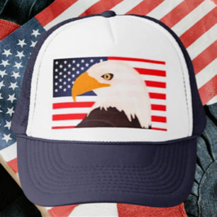 American Bald Eagle Trucker Hat