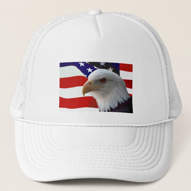 American Bald Eagle Trucker Hat (Front)