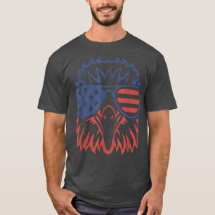 American Bald Eagle USA Flag 4th of July Eagle US T-Shirt
