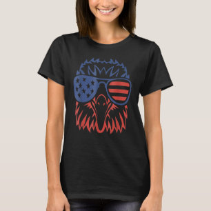 American Bald Eagle Usa Flag 4th Of July Eagle Usa T-Shirt
