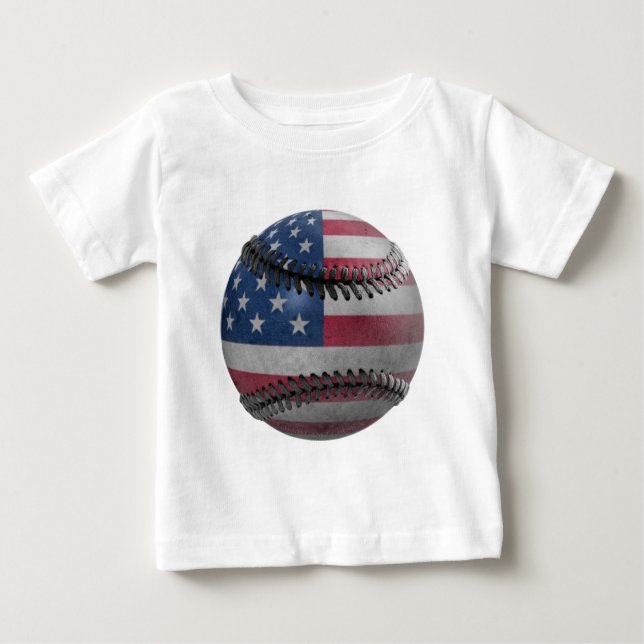American Baseball Baby T-Shirt (Front)