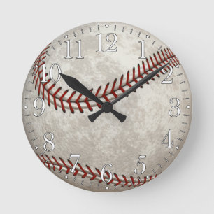 American Baseball Ball Sports-lover's Clock