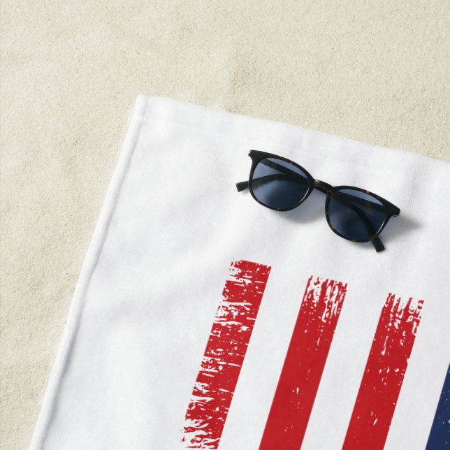 American Baseball Beach Towel (In Situ)
