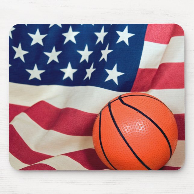 American Basketball Mouse Pad (Front)