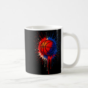 American Basketball Splash Ball Player Team Kids B Coffee Mug