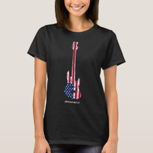 American Bassist Bass guitar Player T Shirt Music