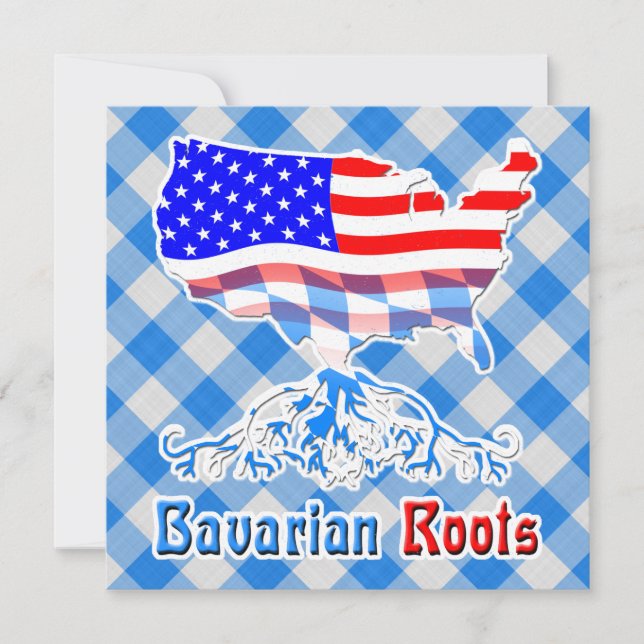 American Bavarian Roots Invitations (Front)