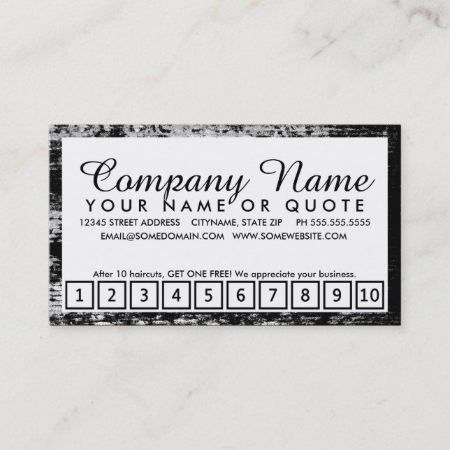 american beauty loyalty program card (Front)