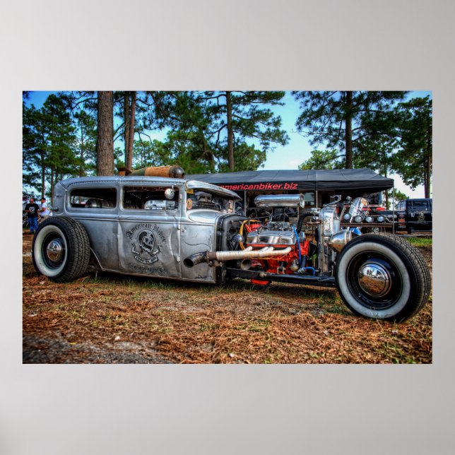 American Biker Rat Rod Poster (Front)