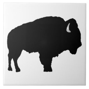 American Bison Ceramic Tile