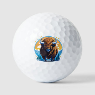 american bison golf balls