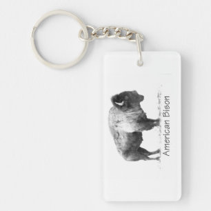American Bison Key Ring