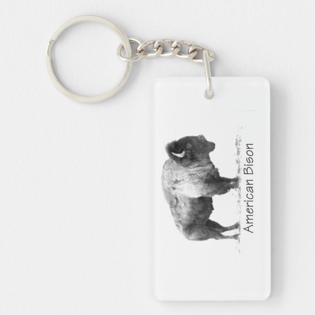 American Bison Key Ring (Front)