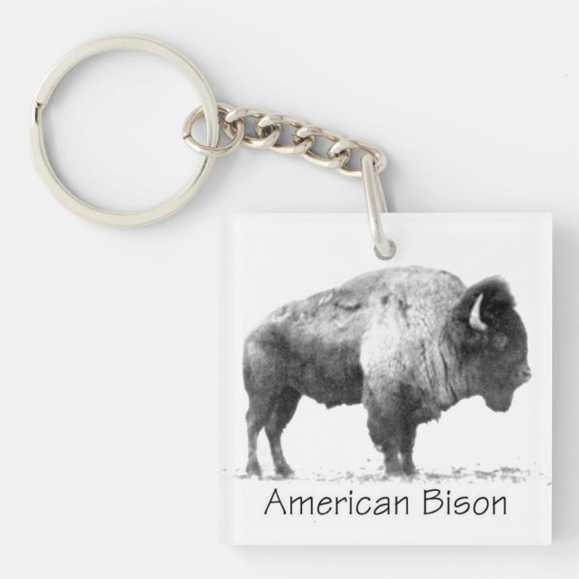 American Bison Key Ring (Front)