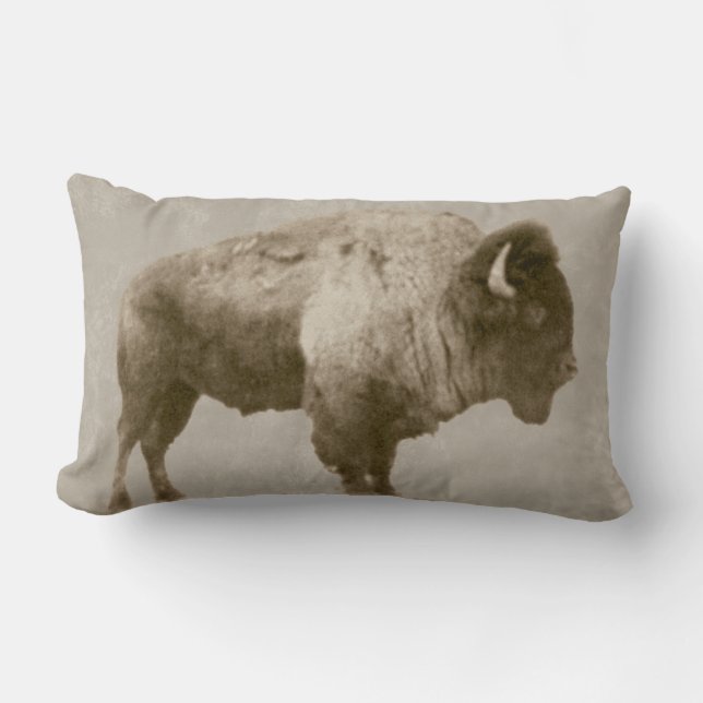 American Bison Lumbar Cushion (Front)