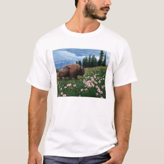 American Bison - "No Time For Flowers" T-Shirt