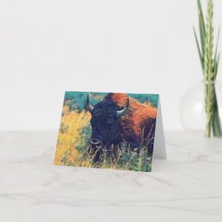 American Bison Note Card