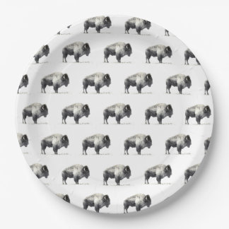 American Bison Paper Plate