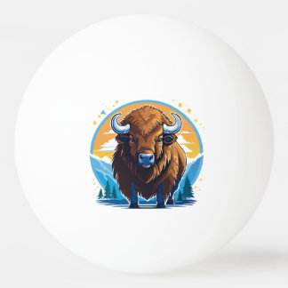 american bison ping pong ball