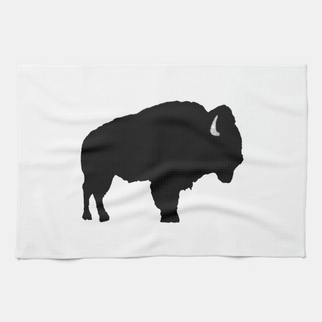 American Bison Tea Towel (Horizontal)