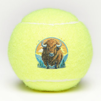 american bison tennis balls