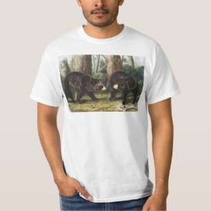 American Black Bear Ursus Americanus Illustration T-Shirt