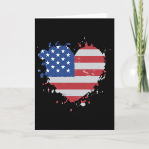 American Black Labrador Usa Flag Lab Owner Card