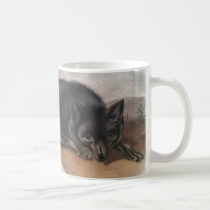 American Black or Silver Fox (Vulpes fulvus) Coffee Mug