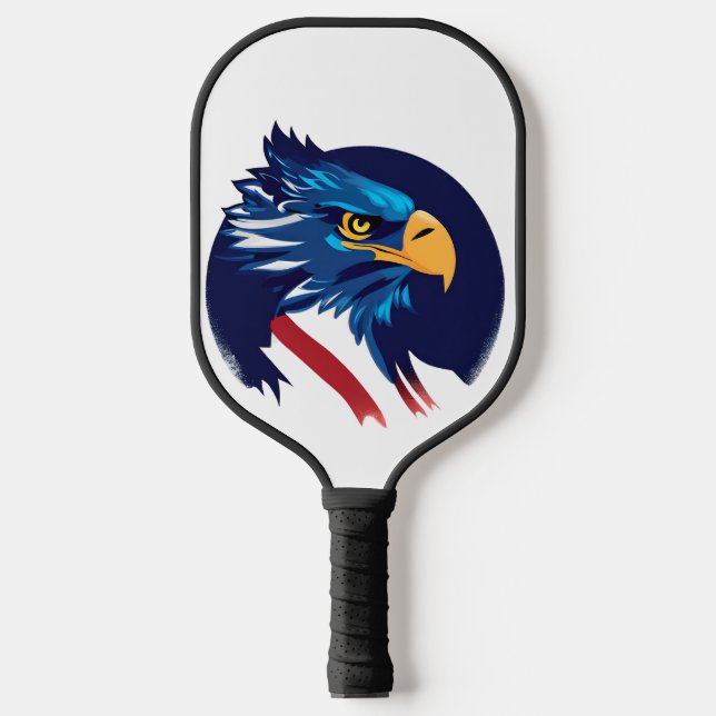 American Blad Eagle Flag   Pickleball Paddle (Front)