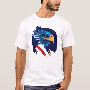 American Blad Eagle Flag T-Shirt
