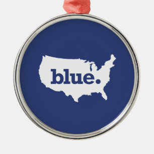 American Blue States Metal Tree Decoration