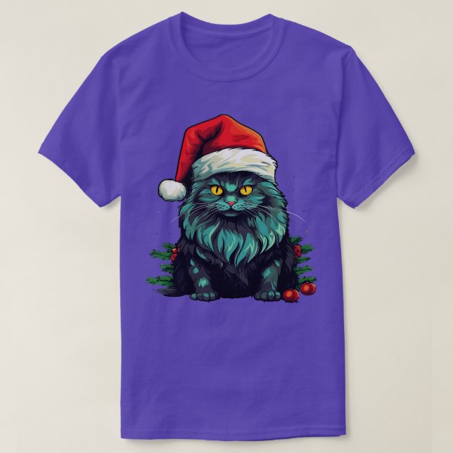 American Bobtail Christmas T-Shirt (Design Front)