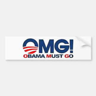 American Born Republic OMG bumper sticker