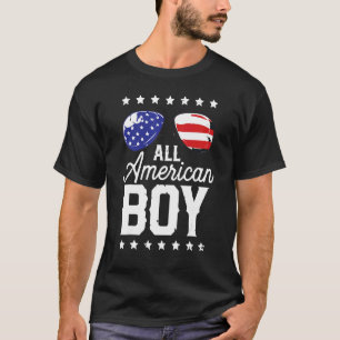 American Boy America Independence Day Patriot Usa T-Shirt