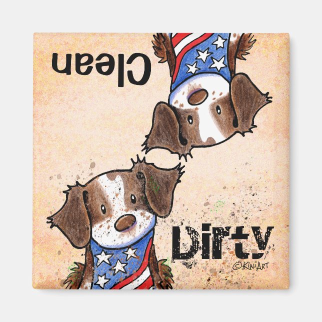 American Brittany Dishwasher magnet (Front)