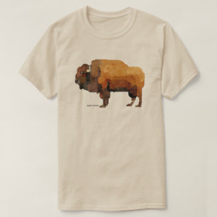 American Buffalo (Bison) Watercolor T-shirt