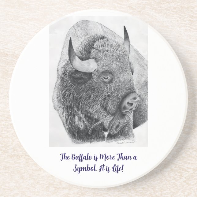 American Buffalo Coaster (Front)