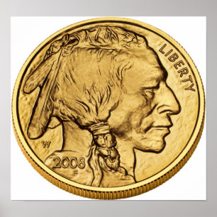 American Buffalo Gold Bullion Coin Poster