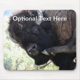 American Buffalo in Yellowstone National Park Mouse Pad