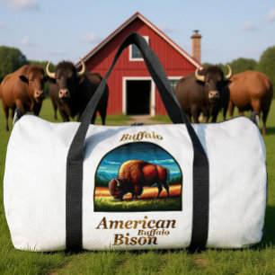 American Buffalo Majestic Wildlife View Duffle Bag