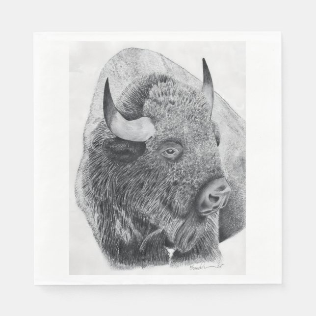 American Buffalo Napkin (Front)