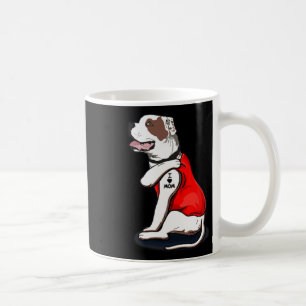 American-bulldog Dog I Love Mum Tattoo Coffee Mug