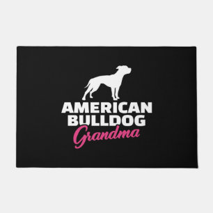 American Bulldog Grandma Bulldog Lover Doormat