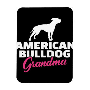 American Bulldog Grandma Bulldog Lover Magnet