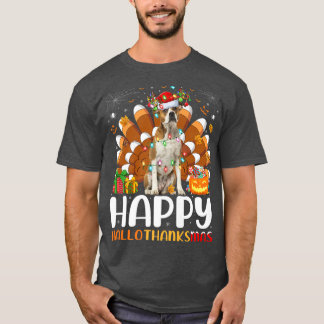American Bulldog Halloween Christmas Happy Halloth T-Shirt