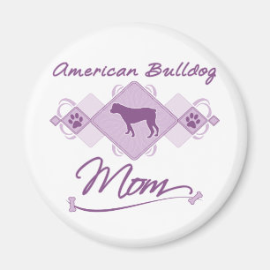 American Bulldog Mum Magnet