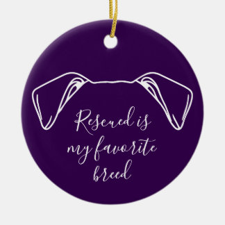 American Bulldog Ornament (Om Logo)